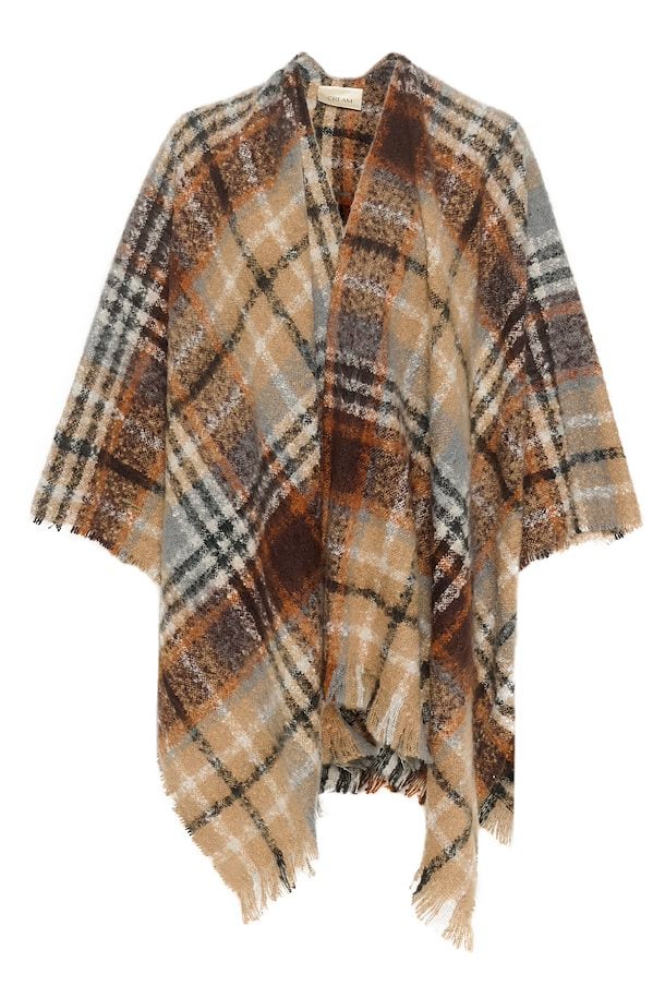 CRTIKA CAPE - EARTHLINK BROWN CHECK - 2