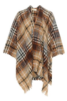CRTIKA CAPE - EARTHLINK BROWN CHECK