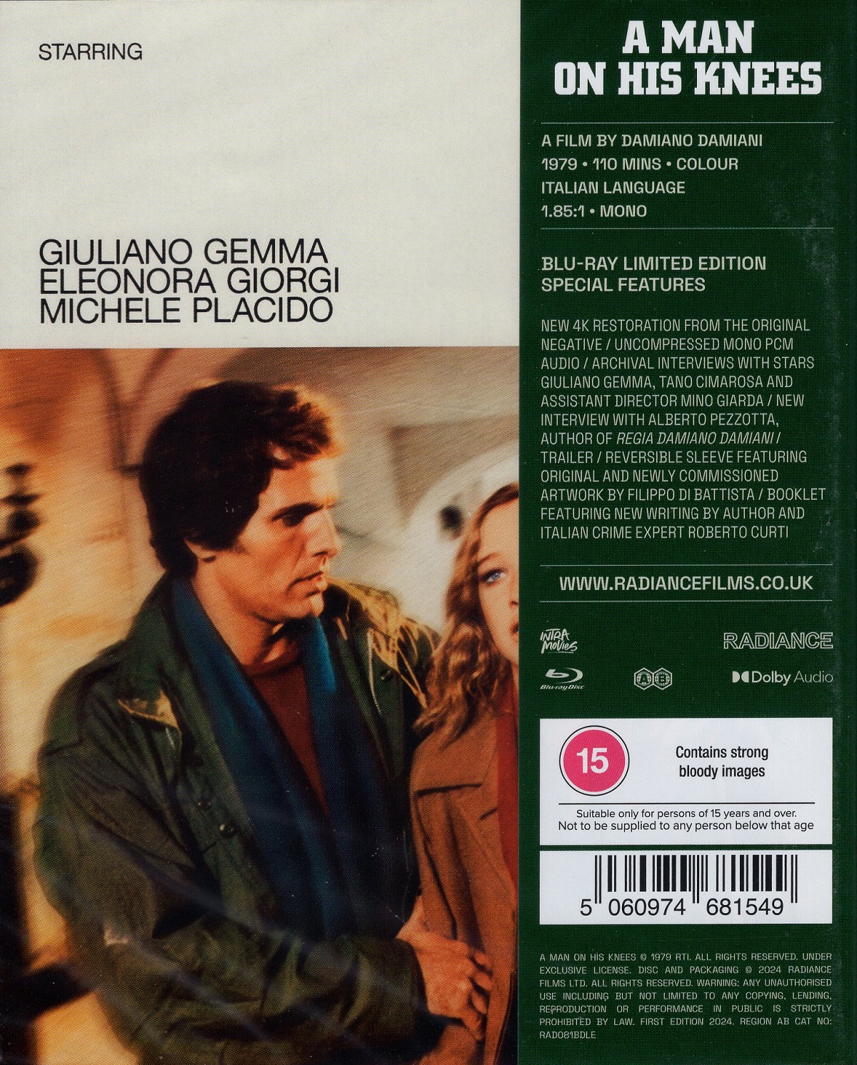 A Man On His Knees (Limited Edition) (ej svensk text) (Blu-ray) - 2
