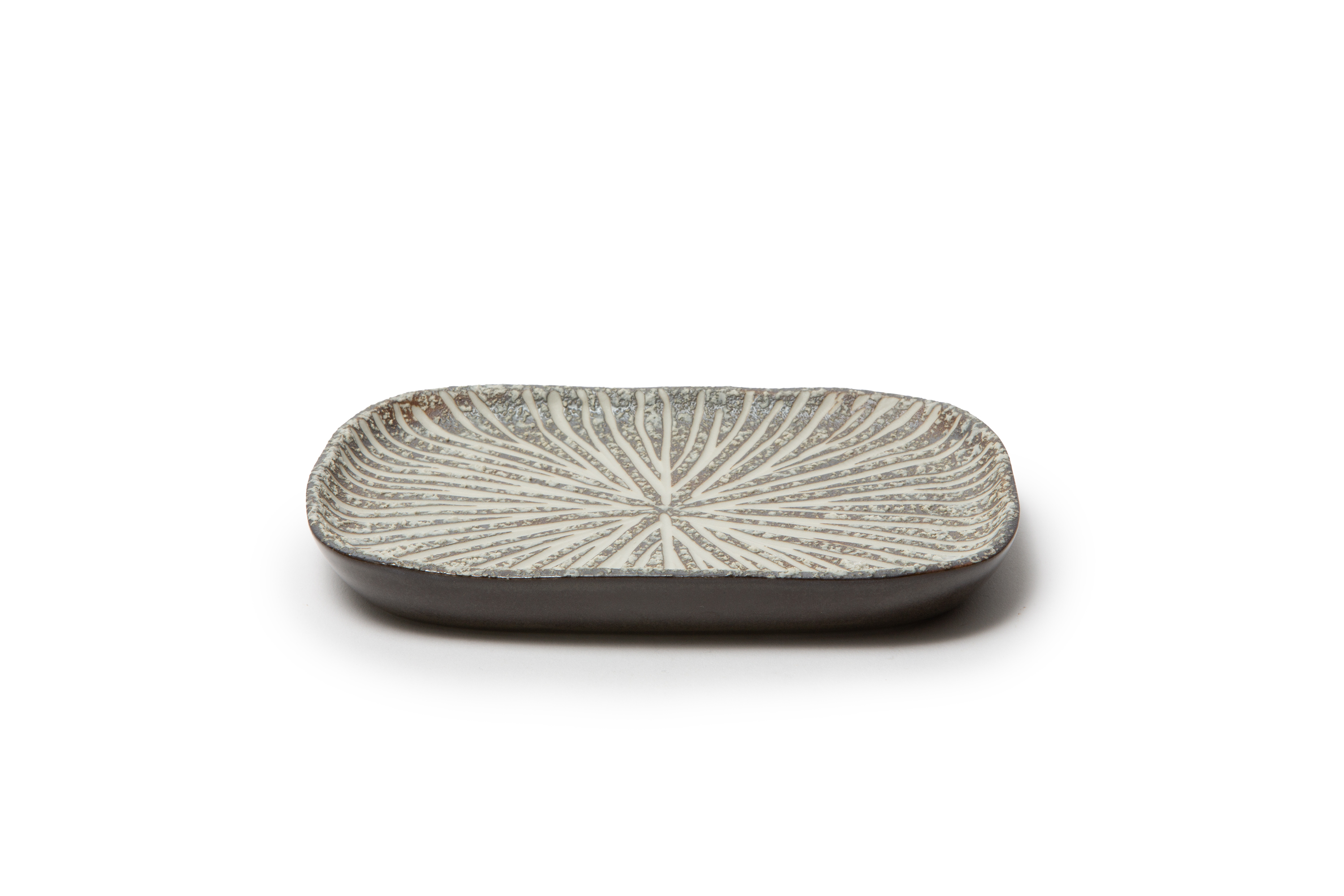 Plate B Rectangular StoneStripe