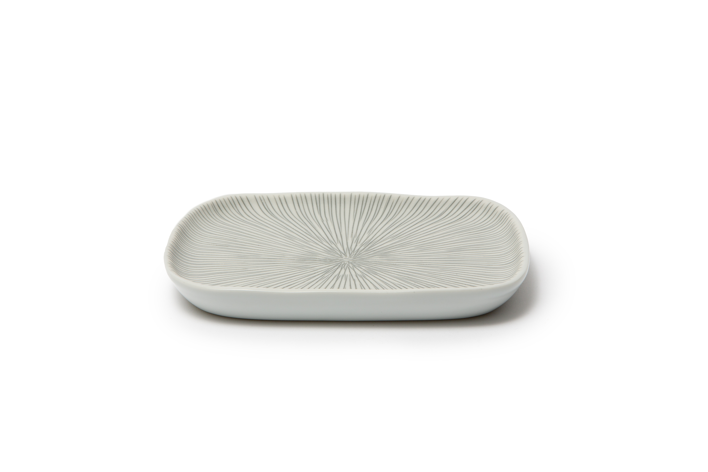 Plate B Rectangular Grey