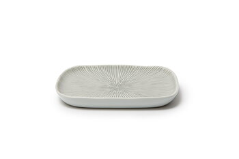 Plate B Rectangular Grey