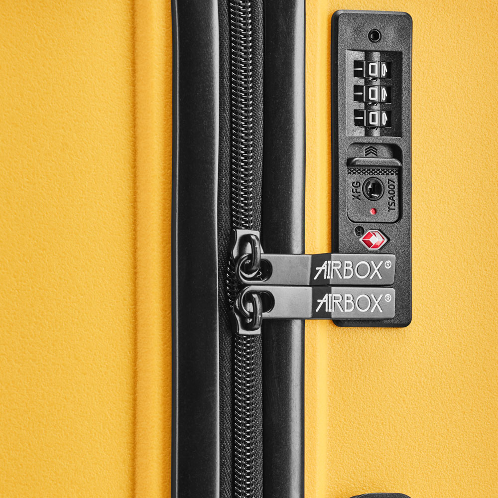 Hård resväska - AIRBOX AZ13 (M) 65 Sunburst Yellow - 8