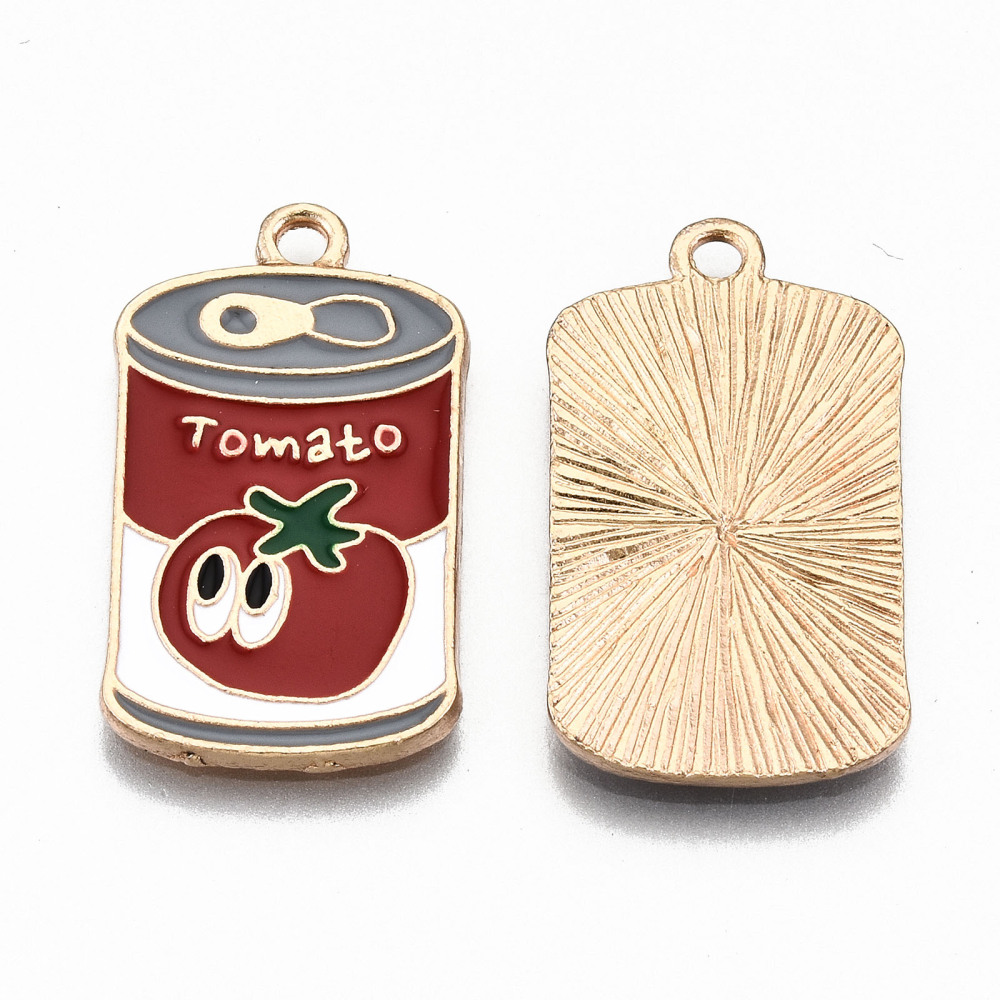 Berlock -  Emaljerad konserv Tomat - 2