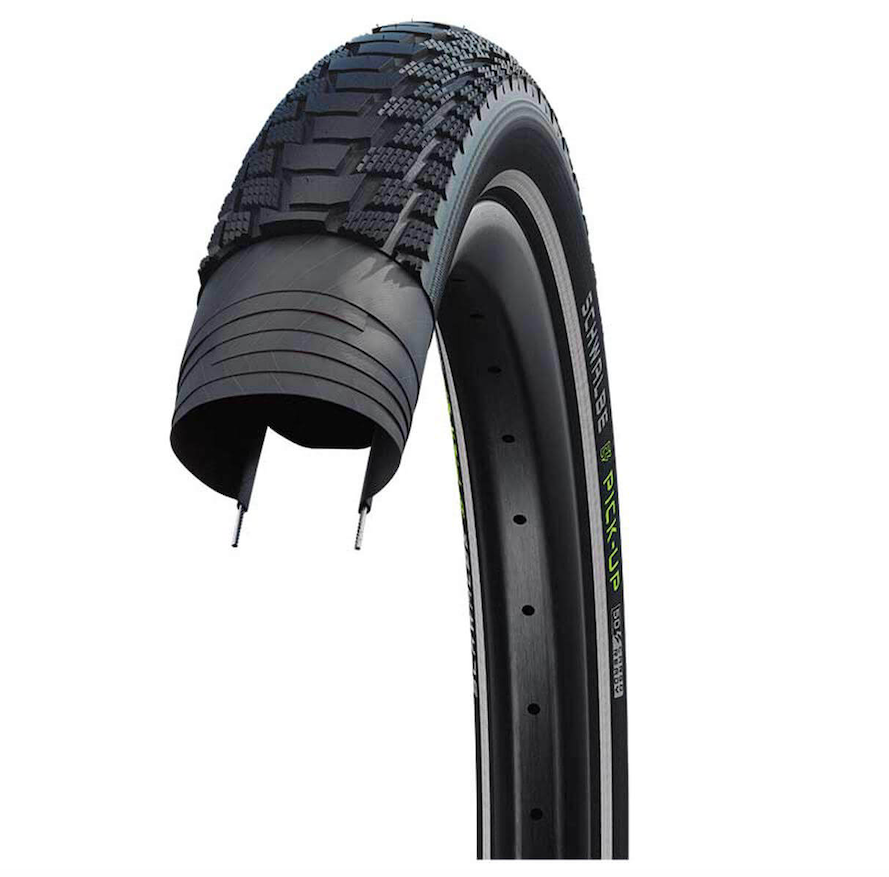 SCHWALBE Däck Pick-Up 24" 2,15" (55-507) Extra Förstärkt för Cargo bikes