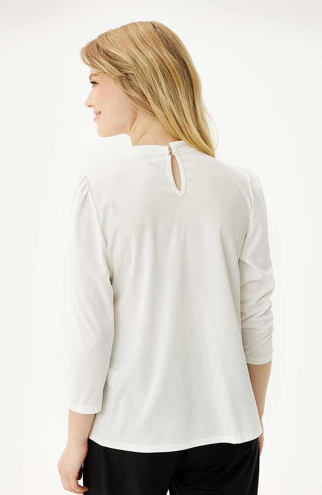 Blus Grazia offwhite lång ärm