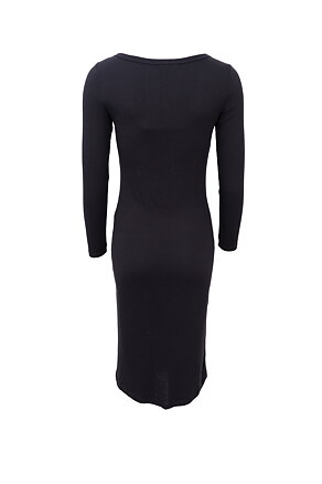 Tea slip dress -black
