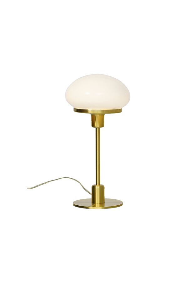 Bordlampa New August Vit/Mässing - Aneta