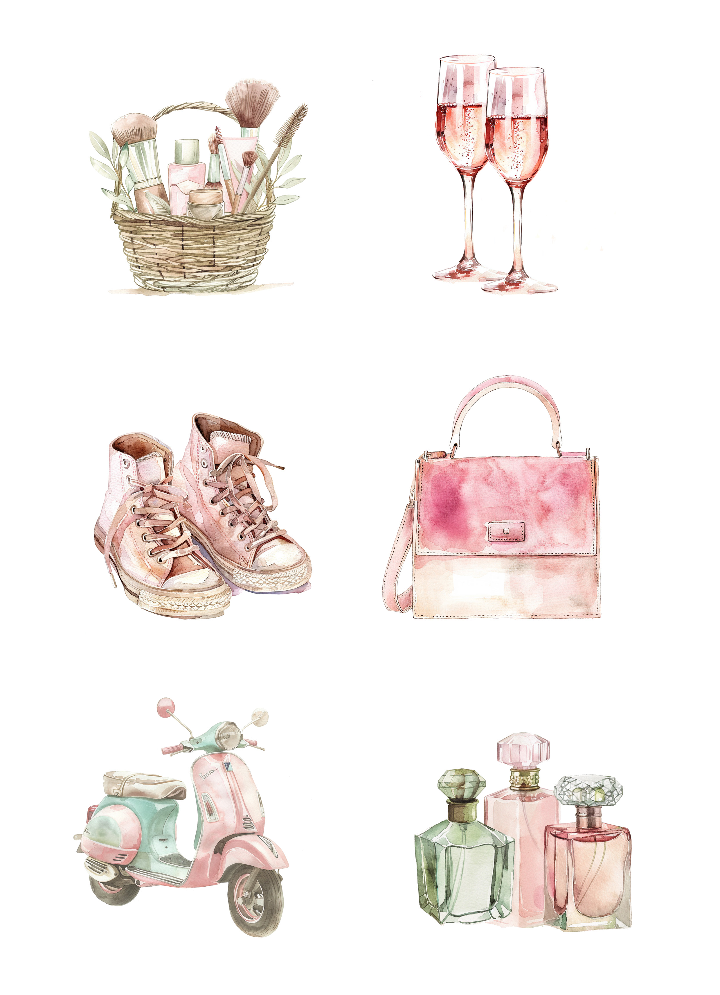  Reprint klippark A4 - Girly