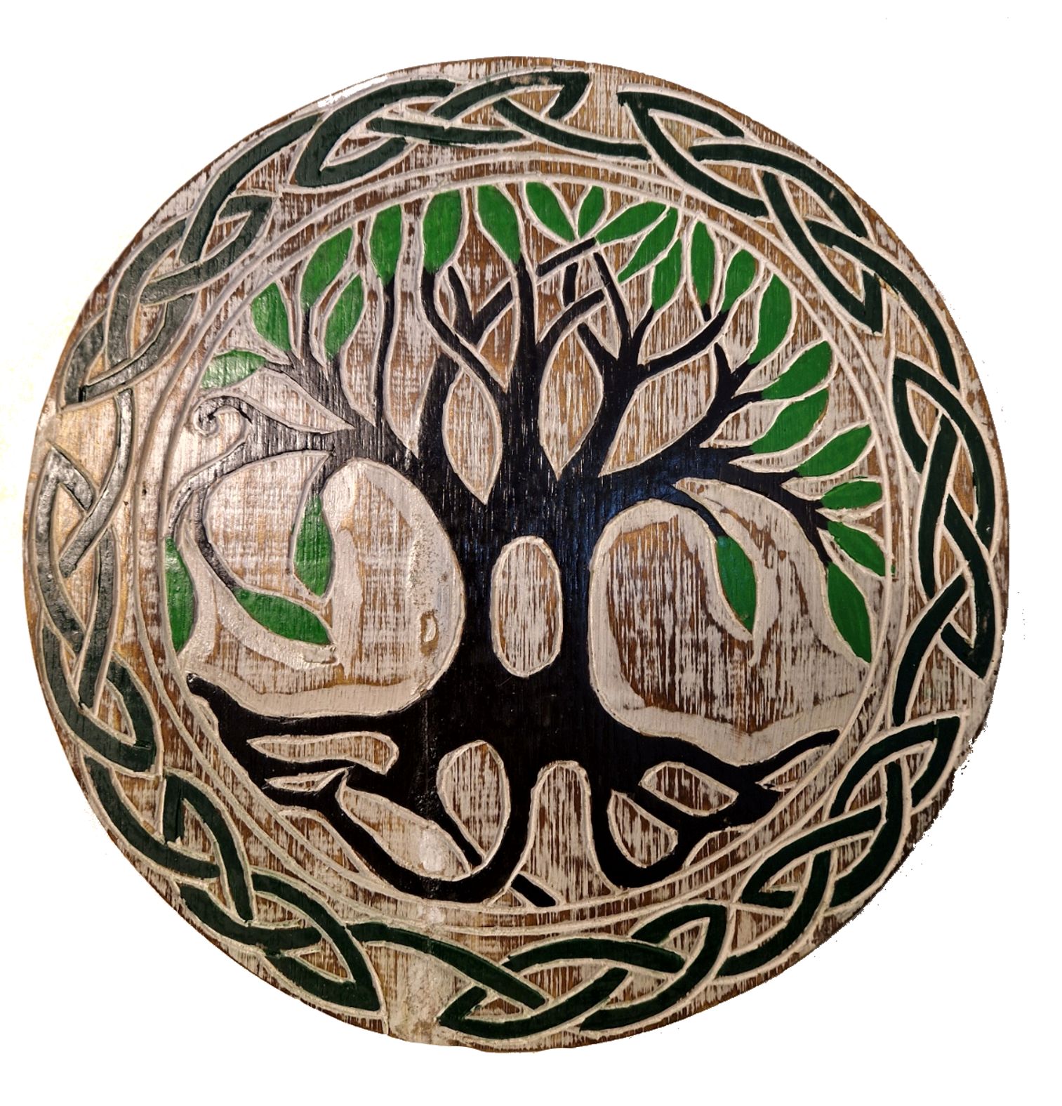 Livets Träd/ Yggdrasil - Keltiskt mönster - Väggdekoration