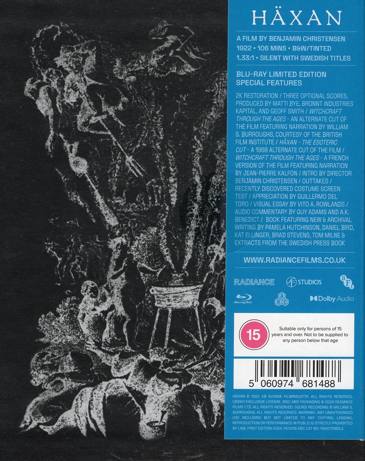 Häxan (Limited Edition) (ej svensk text) (Blu-ray) - 2