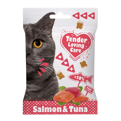 Duvo+ Kattgodis TLC Soft Snack Salmon and Tuna 50 Gram