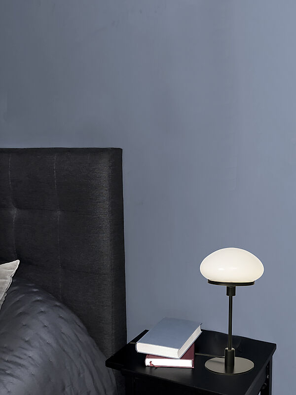 Bordlampa New August Stor Vit/Svart - Aneta - 2