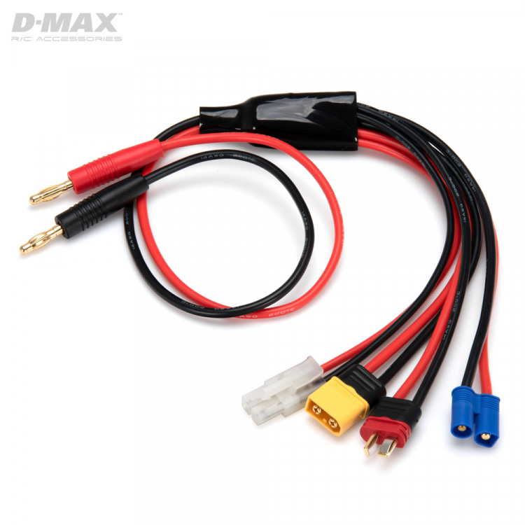 Dynomax B9707 D-Max B9707 Dynomax B9707 Laddkabel Multi-Power med 4mm bananstift