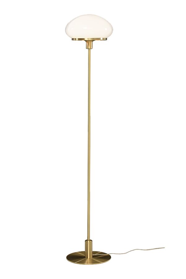 Golvlampa New August Vit/Mässing - Aneta
