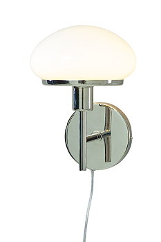 Vägglampa New August Vit/Silver - Aneta