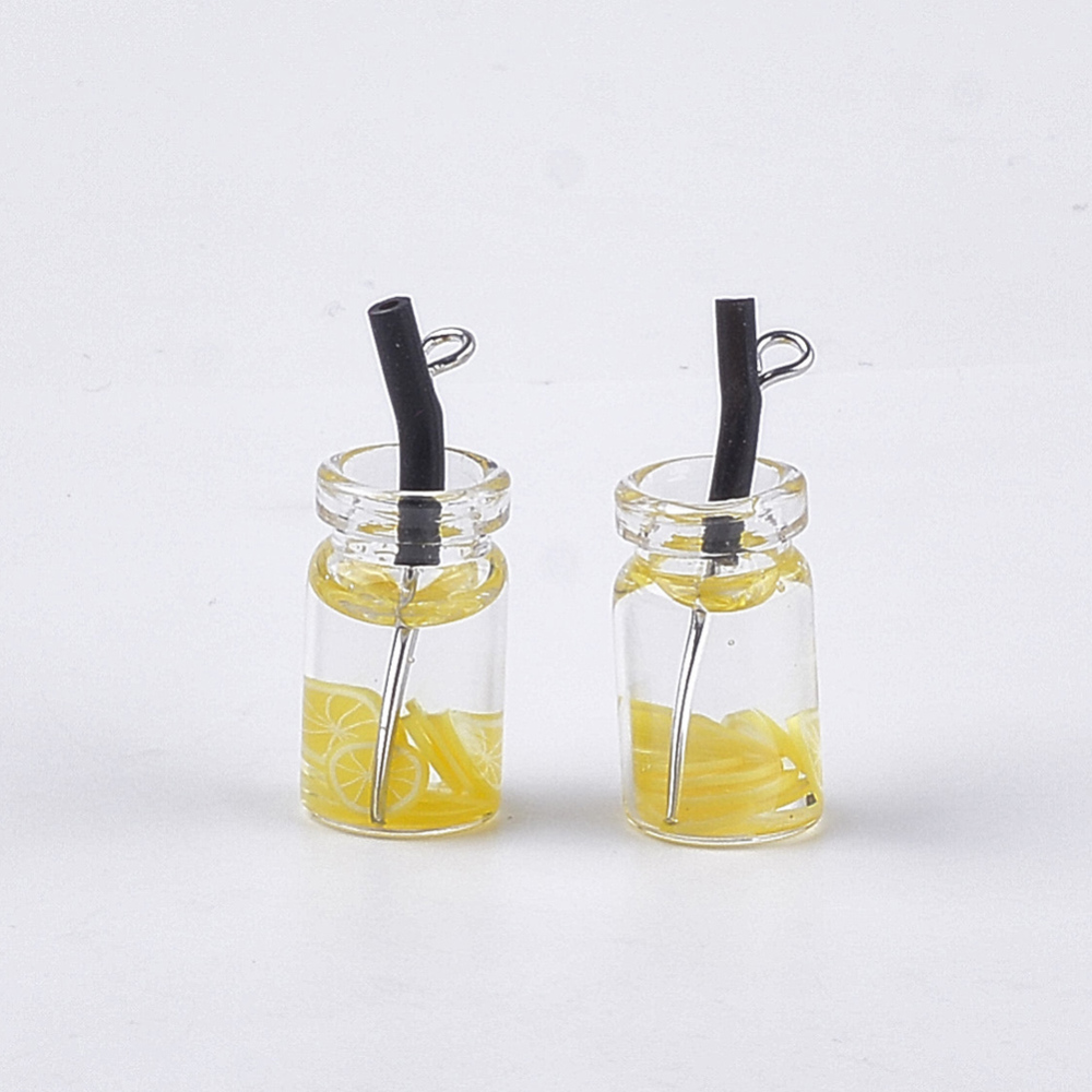 Berlock - Drink 3D, Resin Lemon  Fruit    - 2