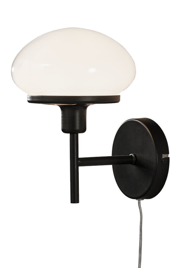 Vägglampa New August Vit/Svart - Aneta