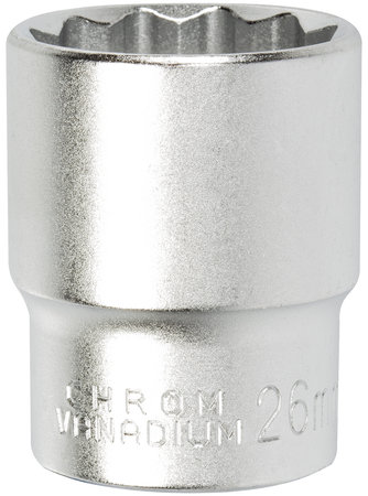 Hylsa 1/2 26mm 12-kant