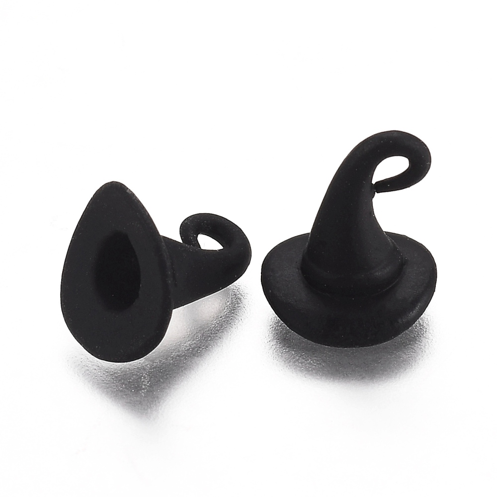 Charm   Witch hat halloween, black - 2