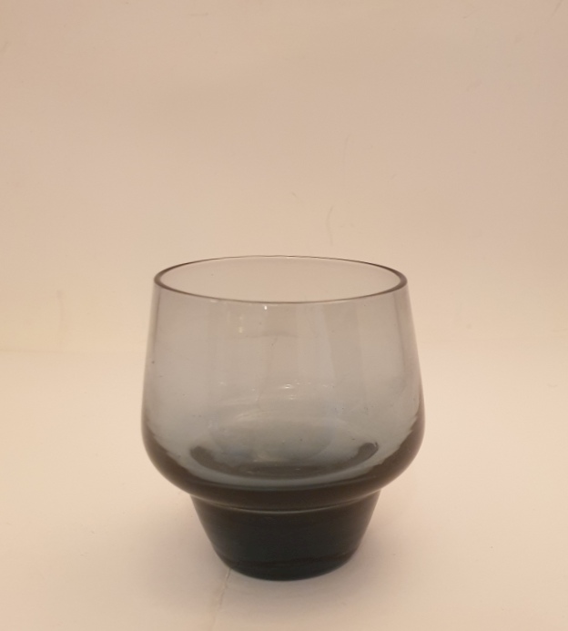 Whiskytumbler gråblå