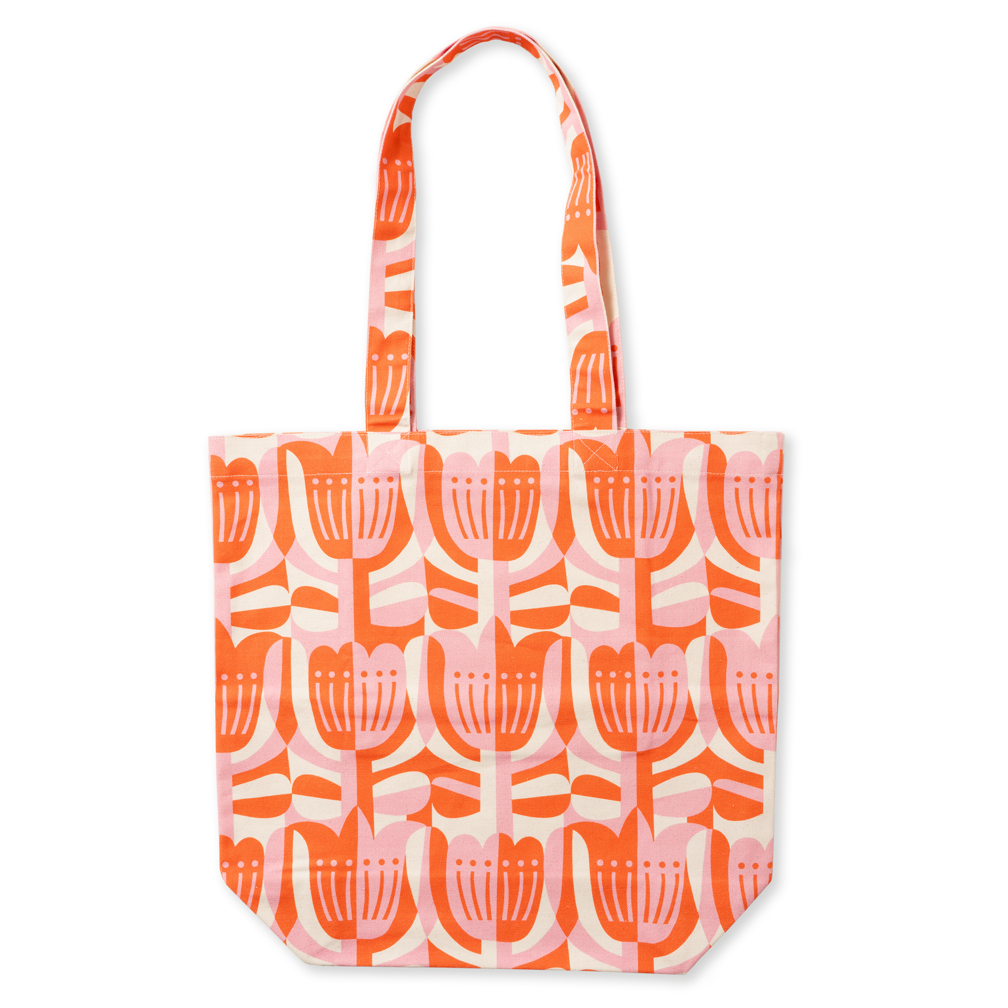 Tulips Geo Tote Bag