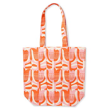 Tulips Geo Tote Bag