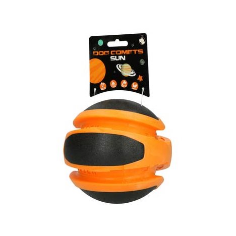 Hundleksak Dog Comets Sun Boll Orange Ø 14cm - 2
