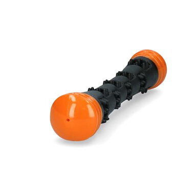 Hundleksak Dog Comets Meteor Gummistav Svart/Orange 22cm