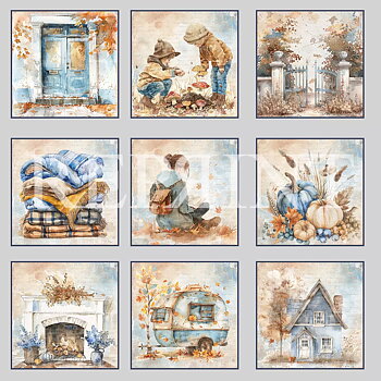 R 0659 Tags Fall  -12x12 kp