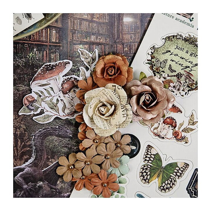 Prima Paper Flowers Nature Academia - Beautiful Mineral