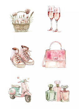 Reprint Klippark  A4 0116 -Girly