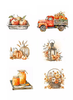 Reprint Klippark  A4 0121 -Harvest