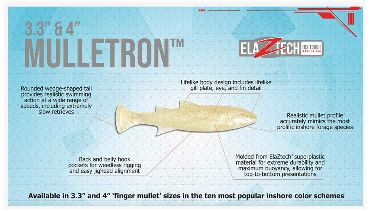 Z-Man Mulletron 8,4 cm 4-pack - 2
