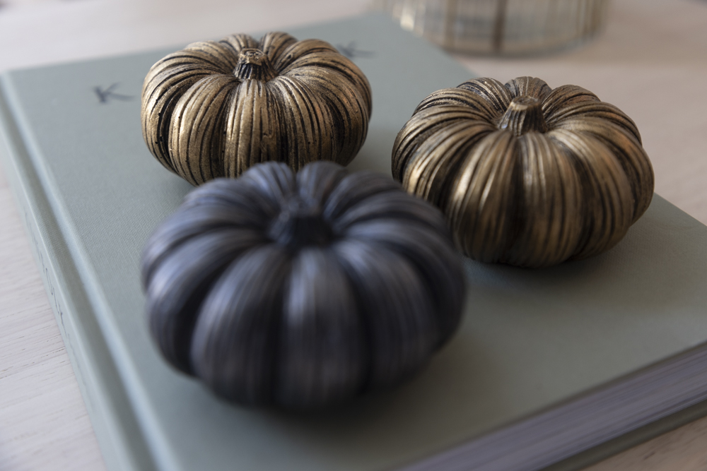 Pumpa - Ljusstake - Dekoration - 10x5,5 cm - 2