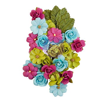 Prima Paper Flowers Postcards From Paradise -  Aloha