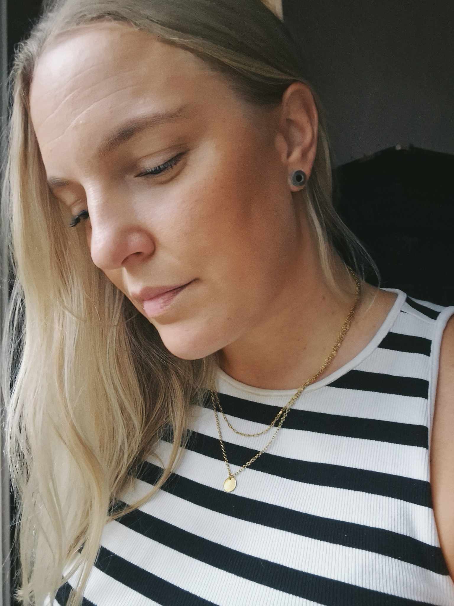 Neckless "Linnéa", gold color