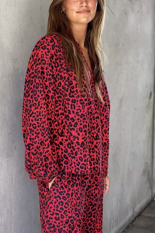 Depeche - Kylie Blouse Red