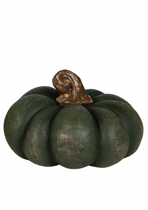 Pumpa Mini Grön - Poly - Rund - 6x4 cm - 5