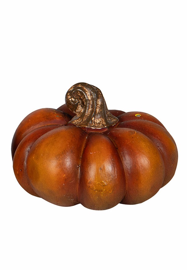 Pumpa Mini Orange - Poly - Rund - 6x4 cm - 8