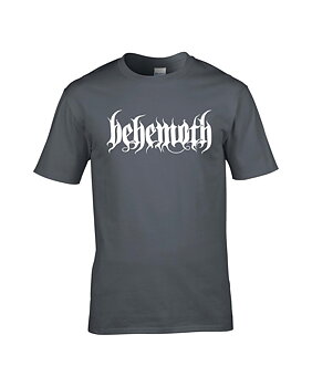 Behemoth Logo White Grey T-Shirt