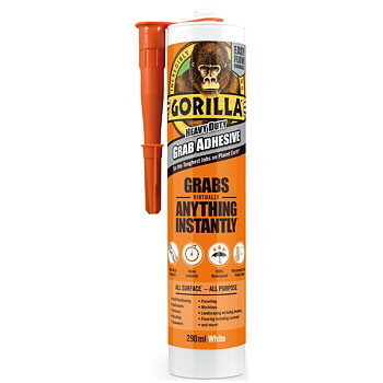 Monteringslim Gorilla 290ml vit
