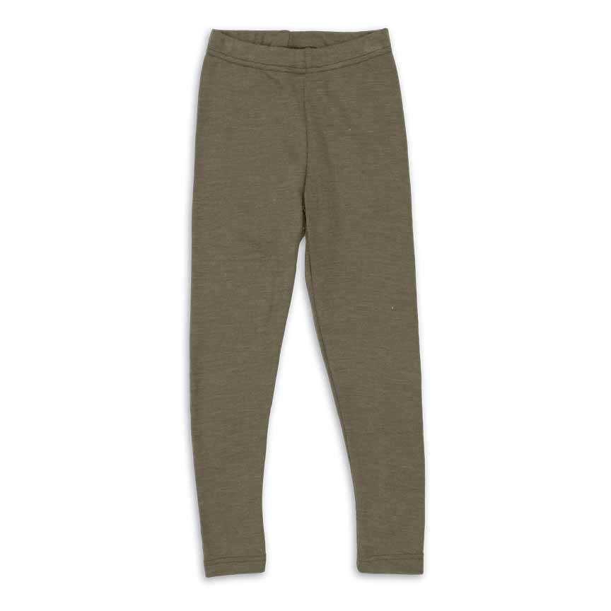 Engel Natur ullsilke byxor /  leggings i GOTS-certifierede - olive