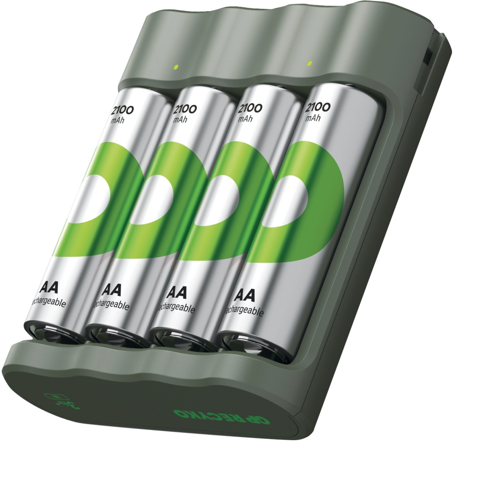 BATTERILADDARE RECYKO 4XAA 2100MAH