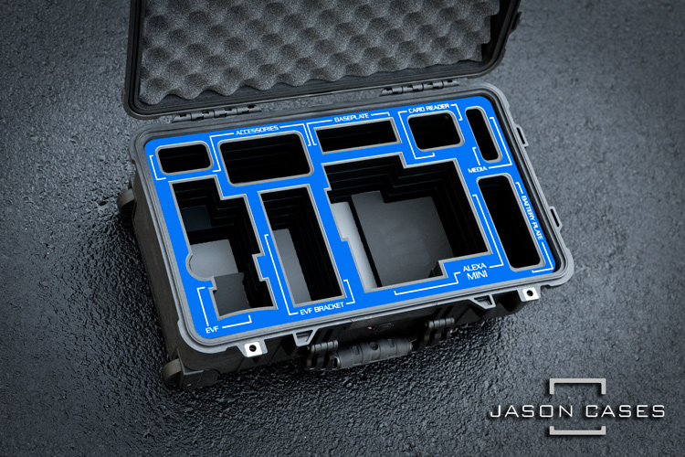 Jason Cases Wheeled Case Arri Alexa Mini case COMPACT (Arri plates)