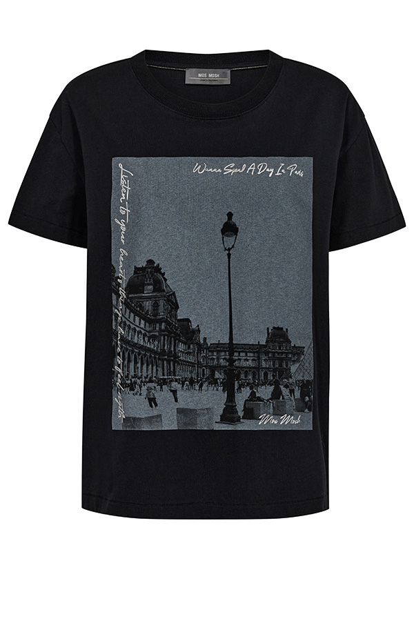 Mos Mosh - MMSolène O-SS Tee Black - 2