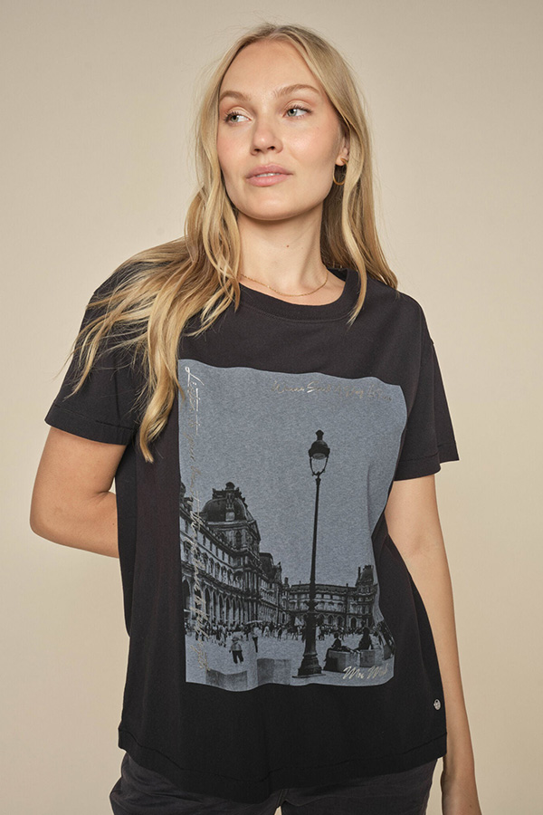 Mos Mosh - MMSolène O-SS Tee Black