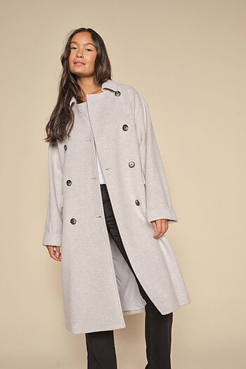 Mos Mosh - MMVenice Wool Coat Ecru