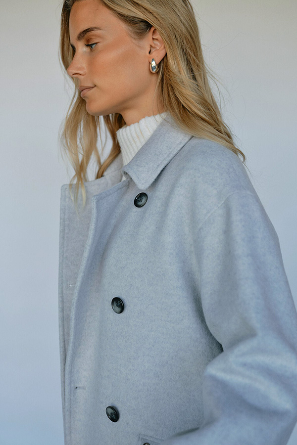 Mos Mosh - MMVenice Wool Coat Ecru - 5