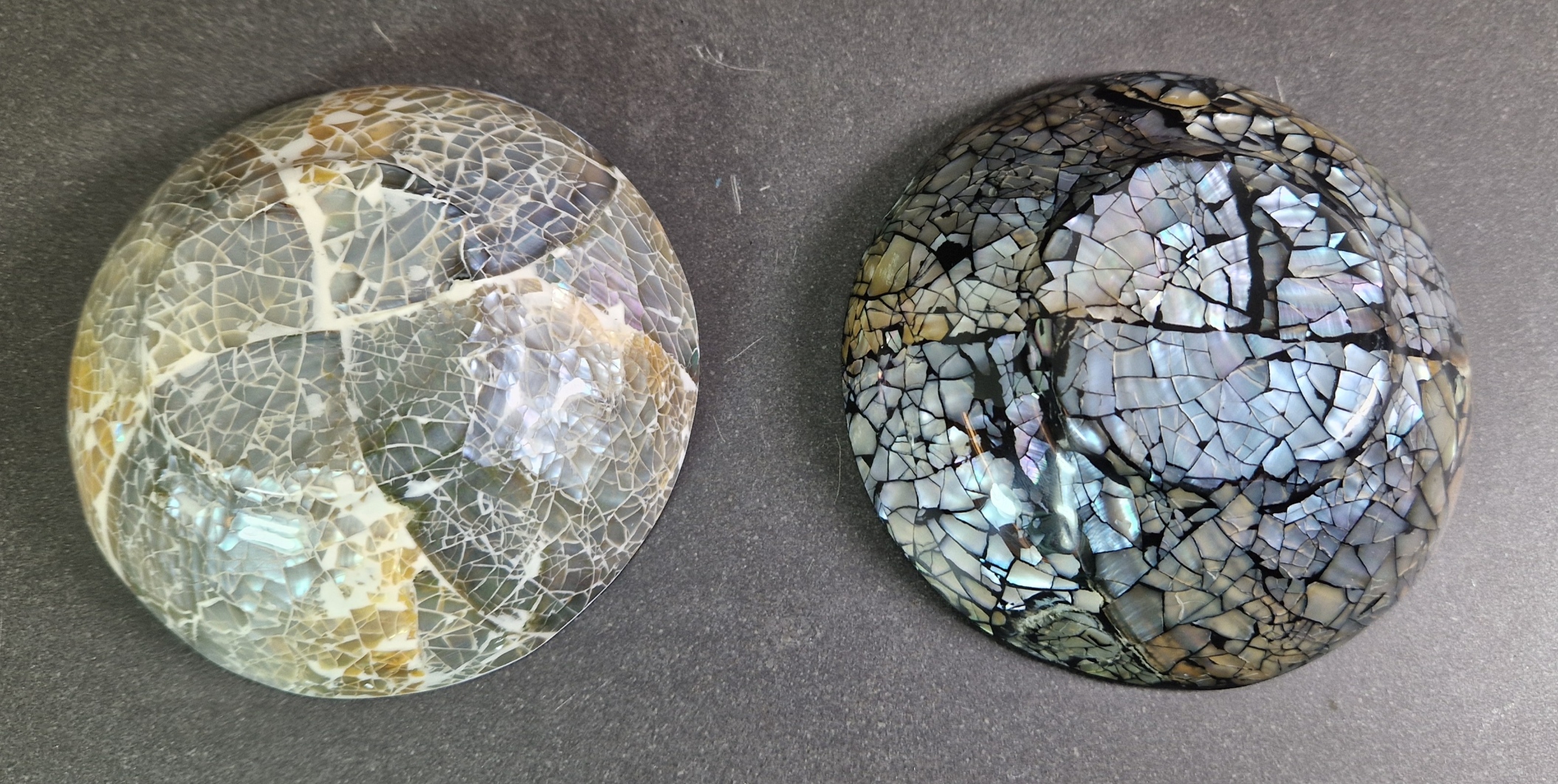 Snäckskal skål av Abalonskäcka  (Paua) - Rund - 3